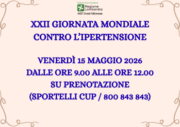 giornata ipertensione