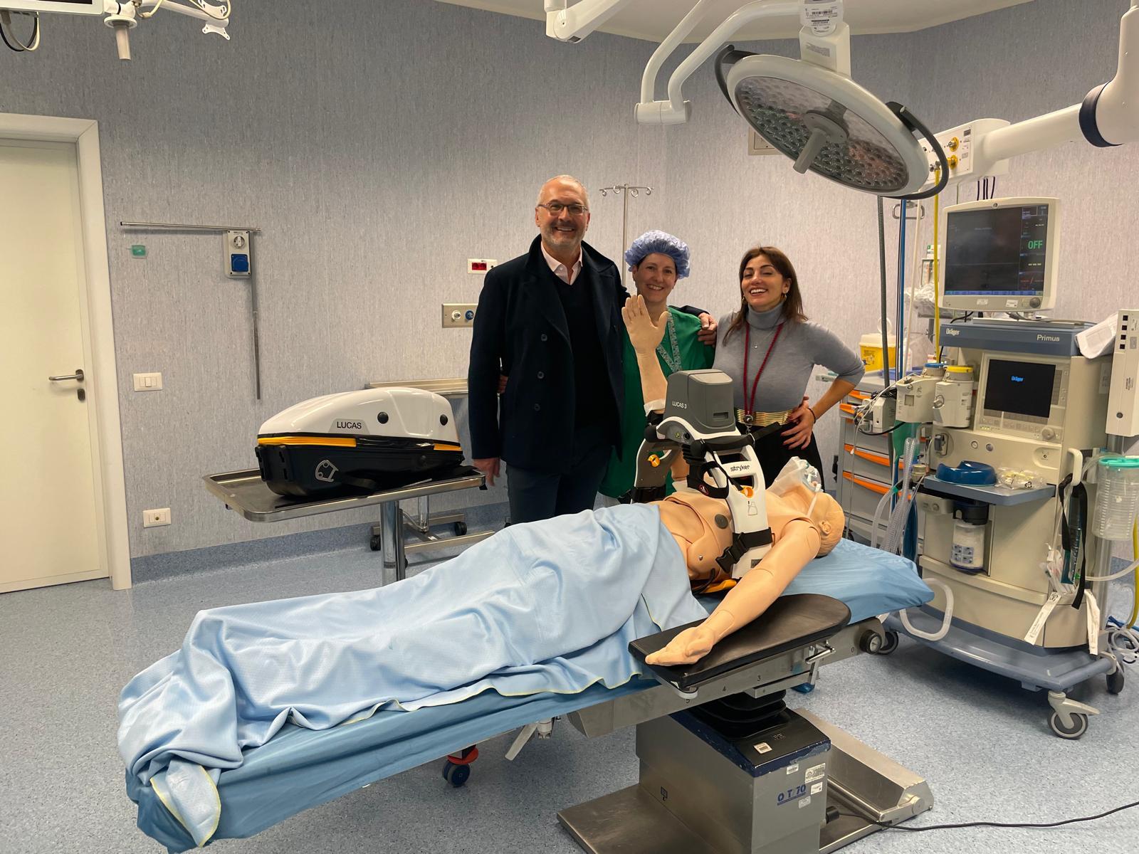 donazione massaggiatore cardiaco