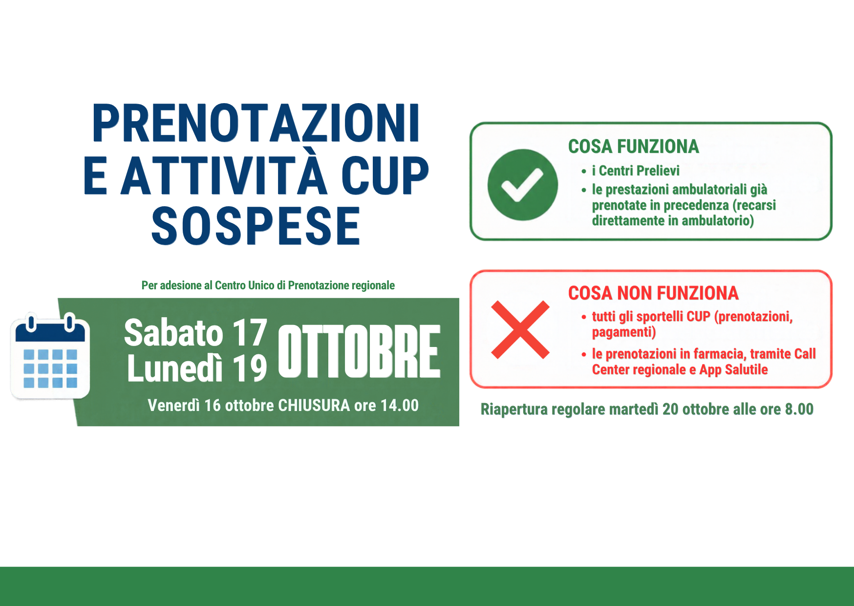 SOSPENSIONE TEMPORANEA ATTIVITA' SUP